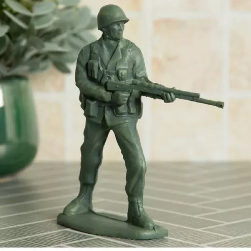 (2) Standing Soldier Figurine